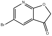 5-broMo-2H,3H-furo[2,3-b]pyridin-3-one Structure