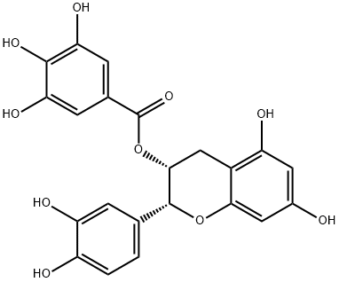 (-)-Epicatechin gallate Structure