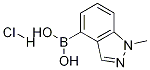 1-Methyl-1H-indazole-4-boronic acid hydrochloride Struktur