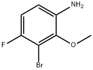 6-Amino-2-bromo-3-fluoroanisole Struktur