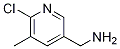 C-(6-Chloro-5-Methyl-pyridin-3-yl)-MethylaMine Struktur