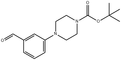 1-Boc-4-(3-forMylphenyl)piperazine Struktur