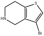 3-bromo-4,5,6,7-tetrahydrothieno[3,2-c]pyridine
 Struktur