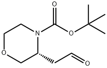 (R)-4-Boc-3-(2-Oxo-ethyl)-morpholine Struktur