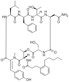 FK 224, 125787-94-2, 結(jié)構(gòu)式