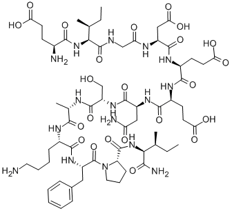 GLU-ILE-GLY-ASP-GLU-GLU-ASN-SER-ALA-LYS-PHE-PRO-ILE-NH2 結(jié)構(gòu)式