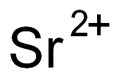 strontium(+2) cation Struktur