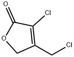 3-CHLORO-4-(CHLOROMETHYL)-2(5H)-FURANONE Struktur