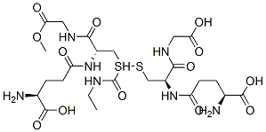 S-(N-ETHYLCARBAMOYL)GLUTATHIONEMONOMETHYLESTER Struktur