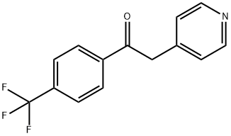 2-PYRIDIN-4-YL-1-(4-TRIFLUOROMETHYL-PHENYL)-ETHANONE Struktur