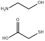 ETHANOLAMINE THIOGLYCOLATE Struktur