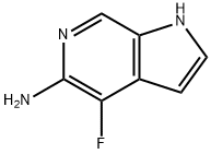 1H-Pyrrolo[2,3-c]pyridin-5-aMine, 4-fluoro- Struktur