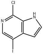 1H-Pyrrolo[2,3-c]pyridine, 7-chloro-4-iodo- Struktur