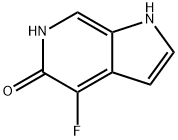 5H-Pyrrolo[2,3-c]pyridin-5-one, 4-fluoro-1,6-dihydro- Struktur