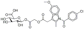 AceMetacin-acyl-β-D-glucuronide Struktur