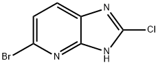 5-BROMO-2-CHLORO-3H-IMIDAZO[4,5-B]PYRIDINE Struktur