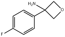 3-(4-Fluorophenyl)oxetan-3-amine Struktur