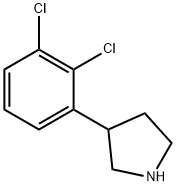 3-(2,3-Dichlorophenyl)pyrrolidine Struktur