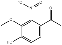 1-(4-Hydroxy-3-methoxy-2-nitrophenyl)ethanone Struktur