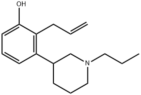 Phenol, 2-(2-propenyl)-3-(1-propyl-3-piperidinyl)- Struktur