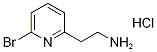 2-(6-BroMopyridin-2-yl)ethanaMine hydrochloride Struktur