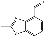 2-Methylbenzothiazole-4-carboxaldehyde Struktur