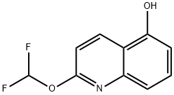 2-(difluoroMethoxy)quinolin-5-ol Struktur