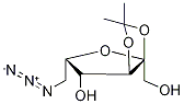 .alpha.-L-Sorbofuranose, 6-azido-6-deoxy-2,3-O-(1-methylethylidene)- Struktur