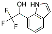 2,2,2-trifluoro-1-(1H-indol-7-yl)ethanol Struktur