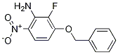 3-(benzyloxy)-2-fluoro-6-nitroaniline Struktur