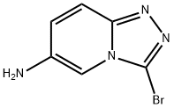 3-Bromo-[1,2,4]triazolo[4,3-a]pyridin-6-ylamine Struktur