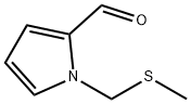 1H-Pyrrole-2-carboxaldehyde, 1-[(methylthio)methyl]- (9CI) Struktur