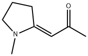 2-Propanone, 1-(1-methyl-2-pyrrolidinylidene)-, (E)- (9CI) Struktur