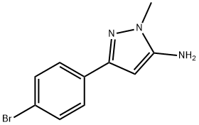 5-(4-BROMO-PHENYL)-2-METHYL-2H-PYRAZOL-3-YLAMINE Struktur