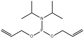 DIALLYL N,N-DIISOPROPYLPHOSPHORAMIDITE Struktur