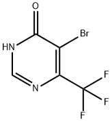 5-broMo-6-(trifluoroMethyl)pyriMidin-4-ol Struktur