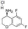 (R)-5,7-difluorochroman-4-amine hydrochloride Struktur