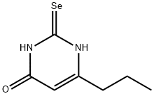 6-propyl-2-selenouracil Struktur