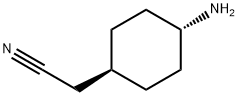 trans (4-Amino-cyclohexyl)-acetonitrile Struktur