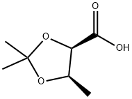 1,3-Dioxolane-4-carboxylicacid,2,2,5-trimethyl-,(4R-cis)-(9CI) Struktur