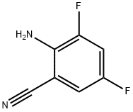 Benzonitrile,  2-amino-3,5-difluoro- Struktur