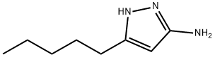 1H-Pyrazol-3-amine,  5-pentyl- Struktur