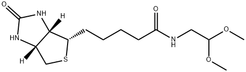 1H-Thieno[3,4-d]iMidazole-4-pentanaMide, N-(2,2-diMethoxyethyl)hexahydro-2-oxo-, (3aS,4S,6aR)- Struktur