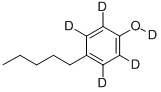 4-N-PENTYLPHENOL-2,3,5,6-D4, OD Struktur