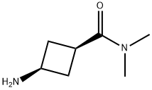 (1s,3s)-3-aMino-N,N-diMethylcyclobutane-1-carboxaMide Struktur