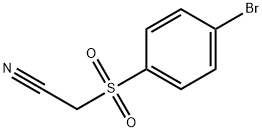 4-BROMOBENZENESULPHONYLACETONITRILE Struktur