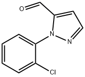 1-(2-chlorophenyl)-1H-pyrazole-5-carbaldehyde Struktur