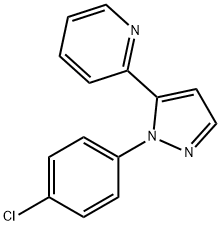 2-(1-(4-chlorophenyl)-1H-pyrazol-5-yl)pyridine Struktur