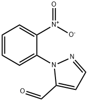 1-(2-nitrophenyl)-1H-pyrazole-5-carbaldehyde Struktur