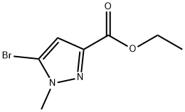 ethyl 5-broMo-1-Methyl-1H-pyrazole-3-carboxylate Struktur